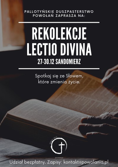Rekolekcje Lectio Divina - 27-30.12